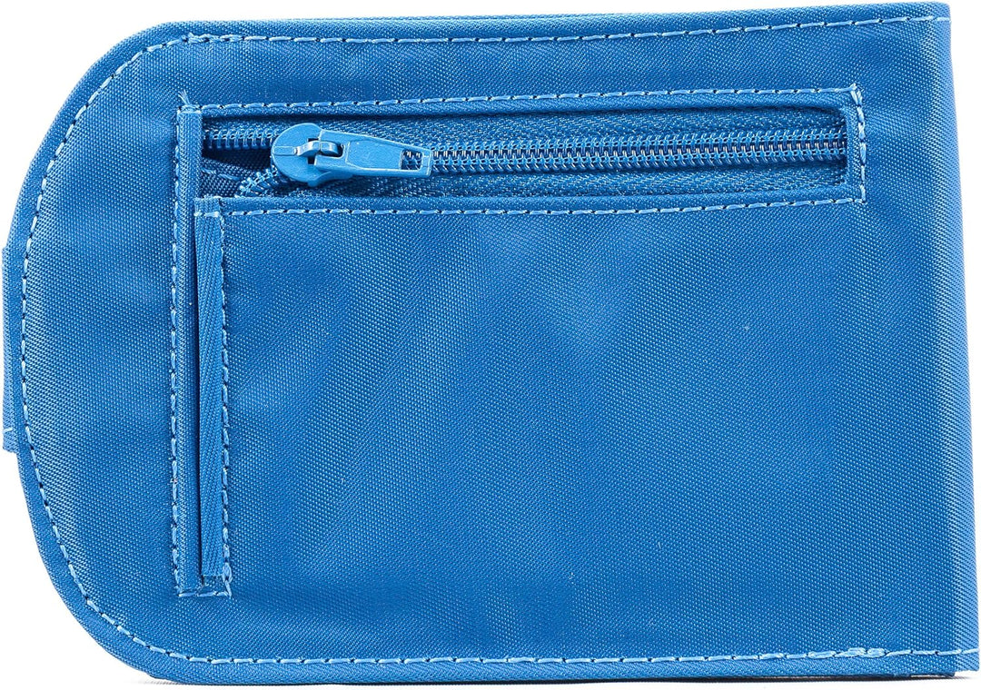 Big Skinny Damen Taxicat Bi-Fold Slim Wallet für bis zu 25 Karten Ozeanblau, Ozeanblau