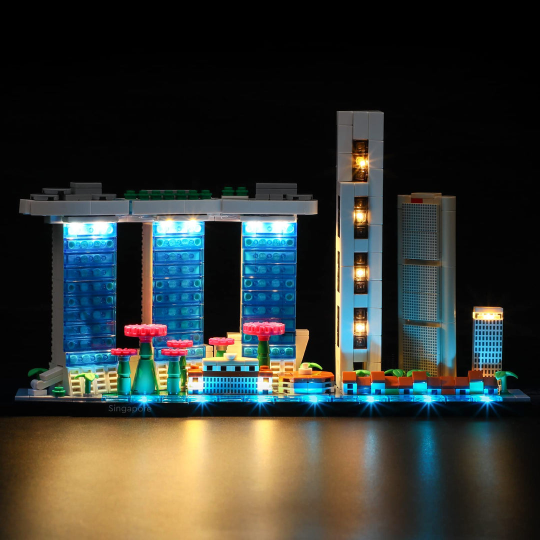 LIGHTAILING Licht-Set Für Lego 21057 Architecture Singapore Bausteinen Modell - Modell Set Nicht Ent