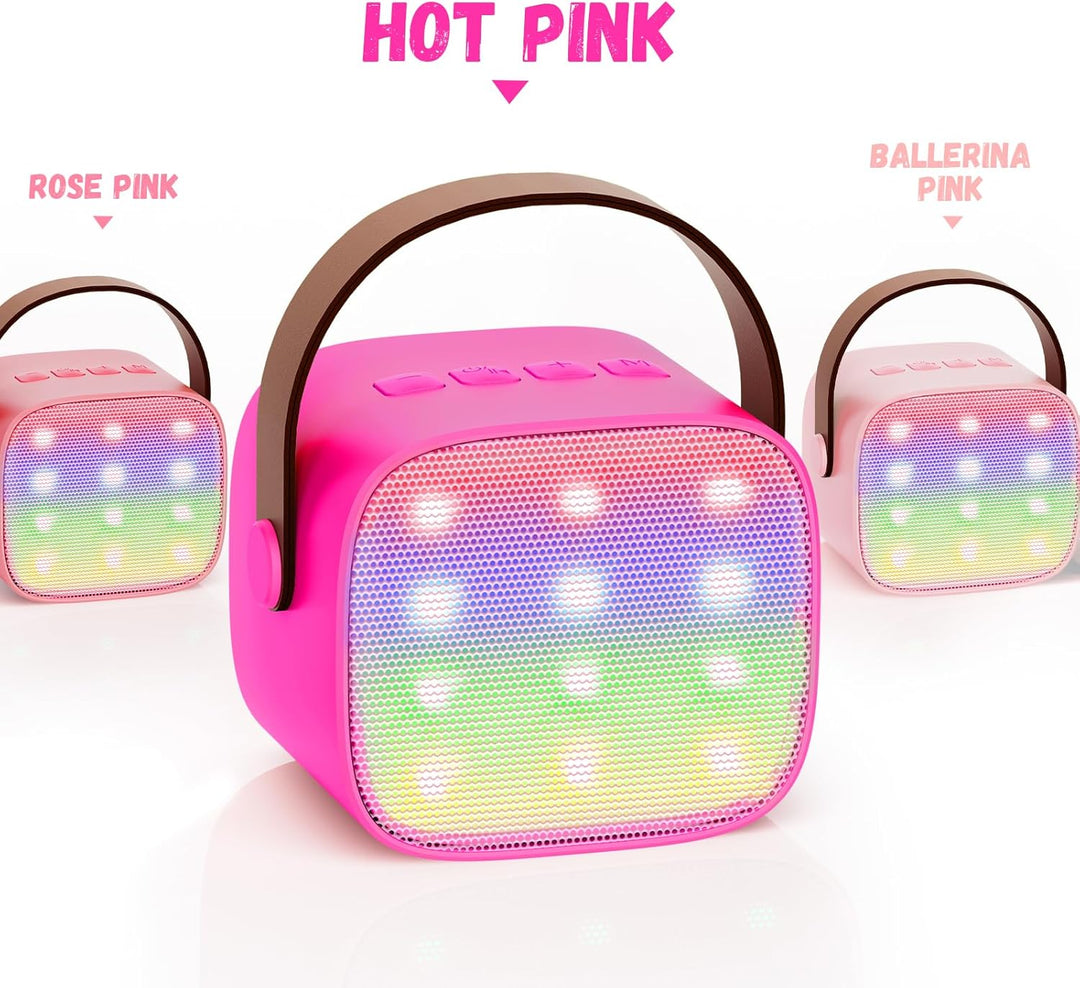 Kinder Karaoke Maschine, Neueste Karaoke Mikrofon Kinder, Geschenke für Mädchen Jungs,Mini Bluetooth