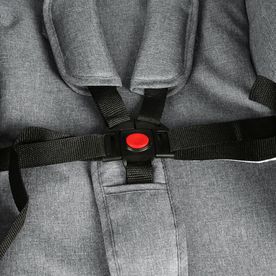 Ultrakompakter Kinderwagen von 0 bis 6 Jahren, Reisewagen mit 5-Punkt-Sicherheitsgurt, kompakt und n