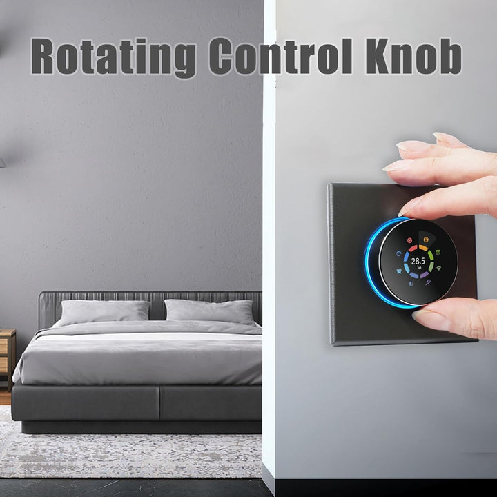 Smart WiFi Thermostat for Water/Gas Boiler, Programmable Button Control Per Week/Mobile App/Voice Co