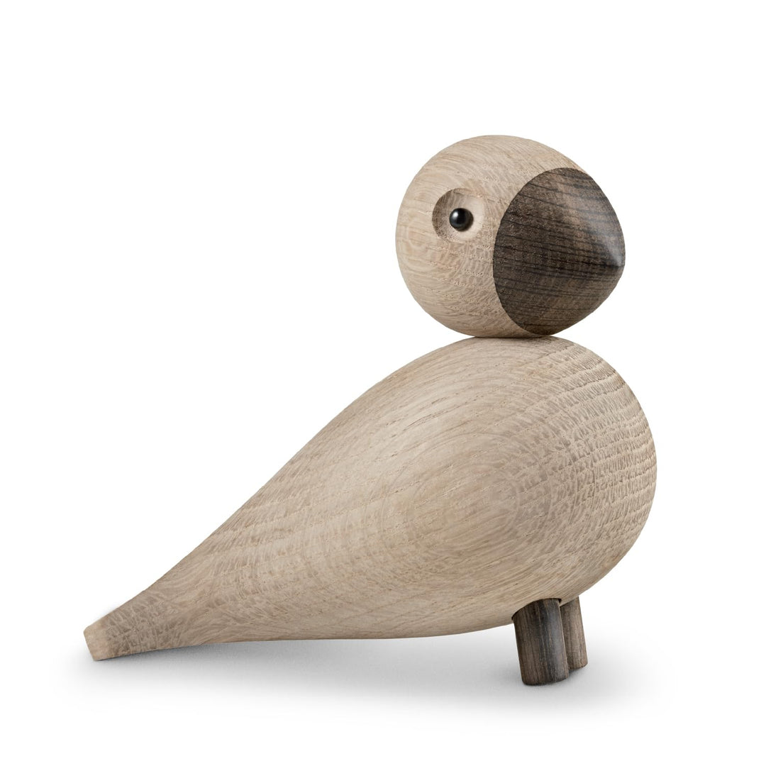 Kay Bojesen Alfred Singvogel Figuren 15.5 cm Weihnachtsdekoration, Holz 15.8 x 7 x cm Eiche/Räuchere