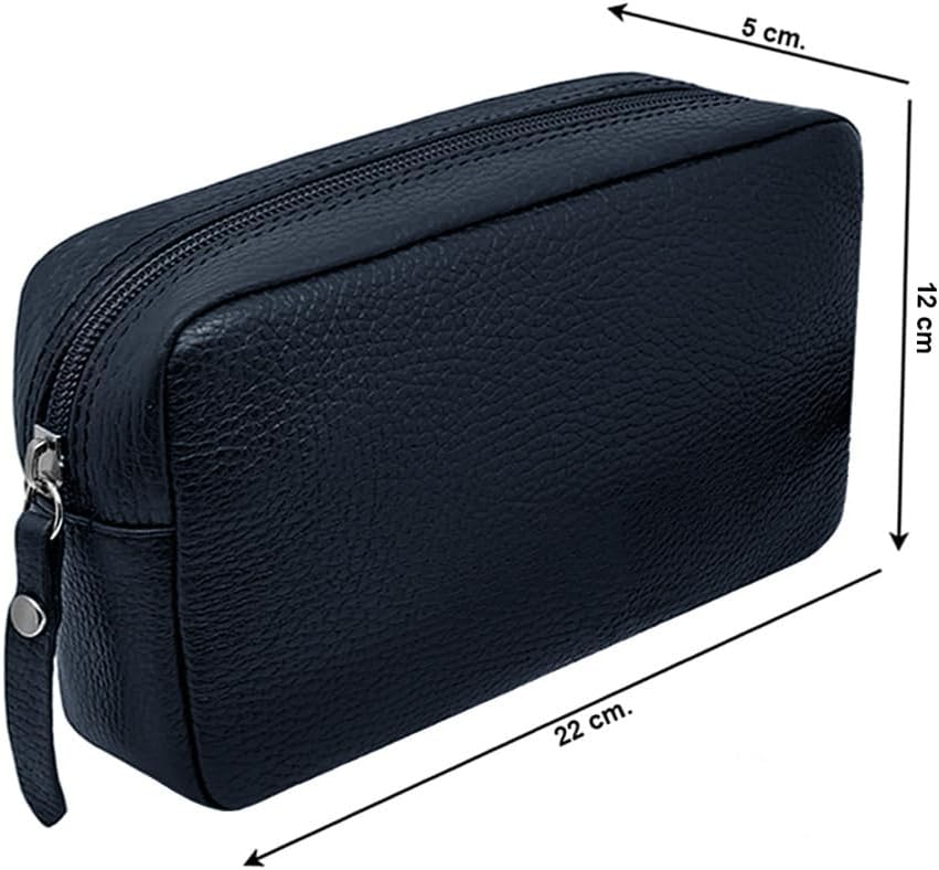 FAST WORLD SHOPPING ® Handtasche Echtes Leder Herren Tasche mit abnehmbarem Griff Handtasche Made In