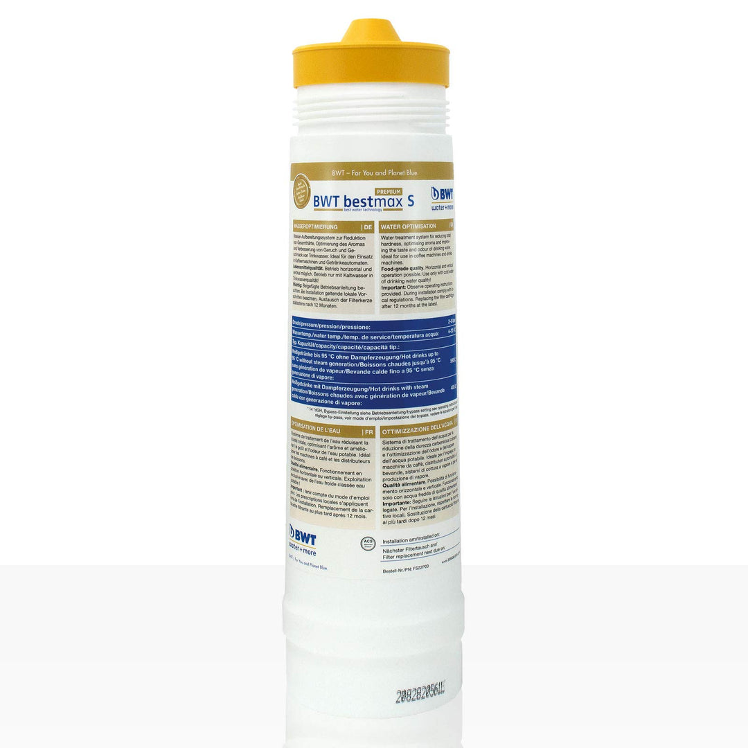 Bestmax S Premium Filterkerze, BWT water + more Wasserfilter ca. 750 L, S
