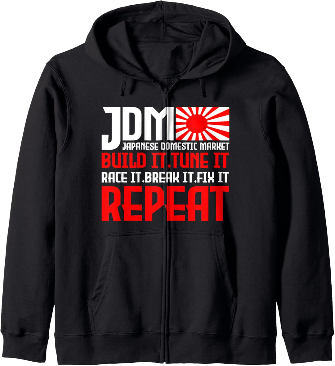 JDM Motorsport Auto Tuning Automotive Kapuzenjacke