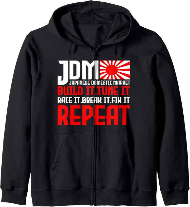 JDM Motorsport Auto Tuning Automotive Kapuzenjacke