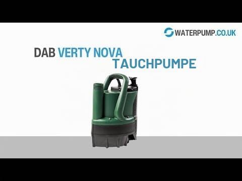 DAB VERTY NOVA 200 M-A Flachsauger-Tauchpumpe - 7.600 L/Std. - 300W - Förderhöhe 7 m - Korngrösse 5