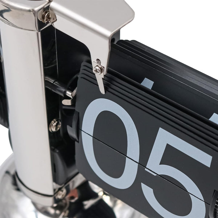 Sarini Digitale Retro-Flip-Uhr, Digitale Flip-Uhr, Flip-Tischuhr, automatische Page-Flip-Uhr, verwen