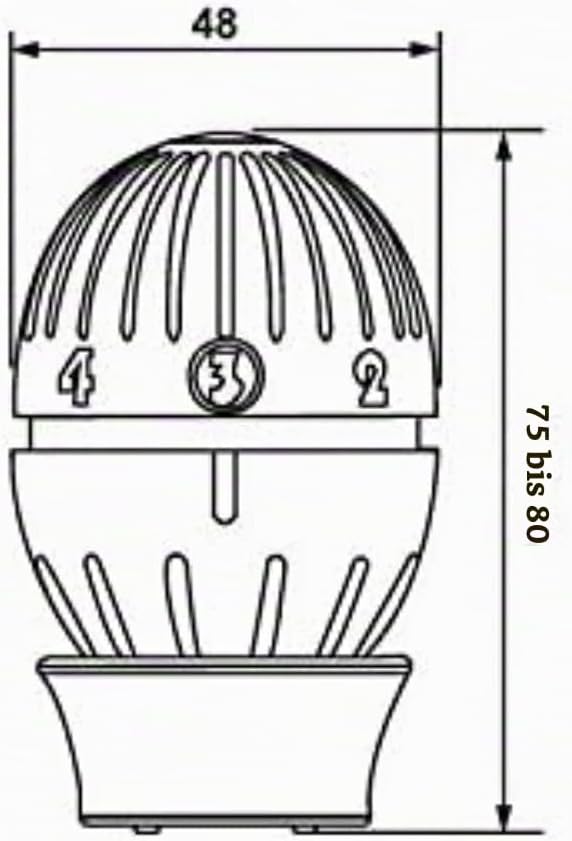 Giacomini R470 – Kopf A wärmeleintende termostatico R470