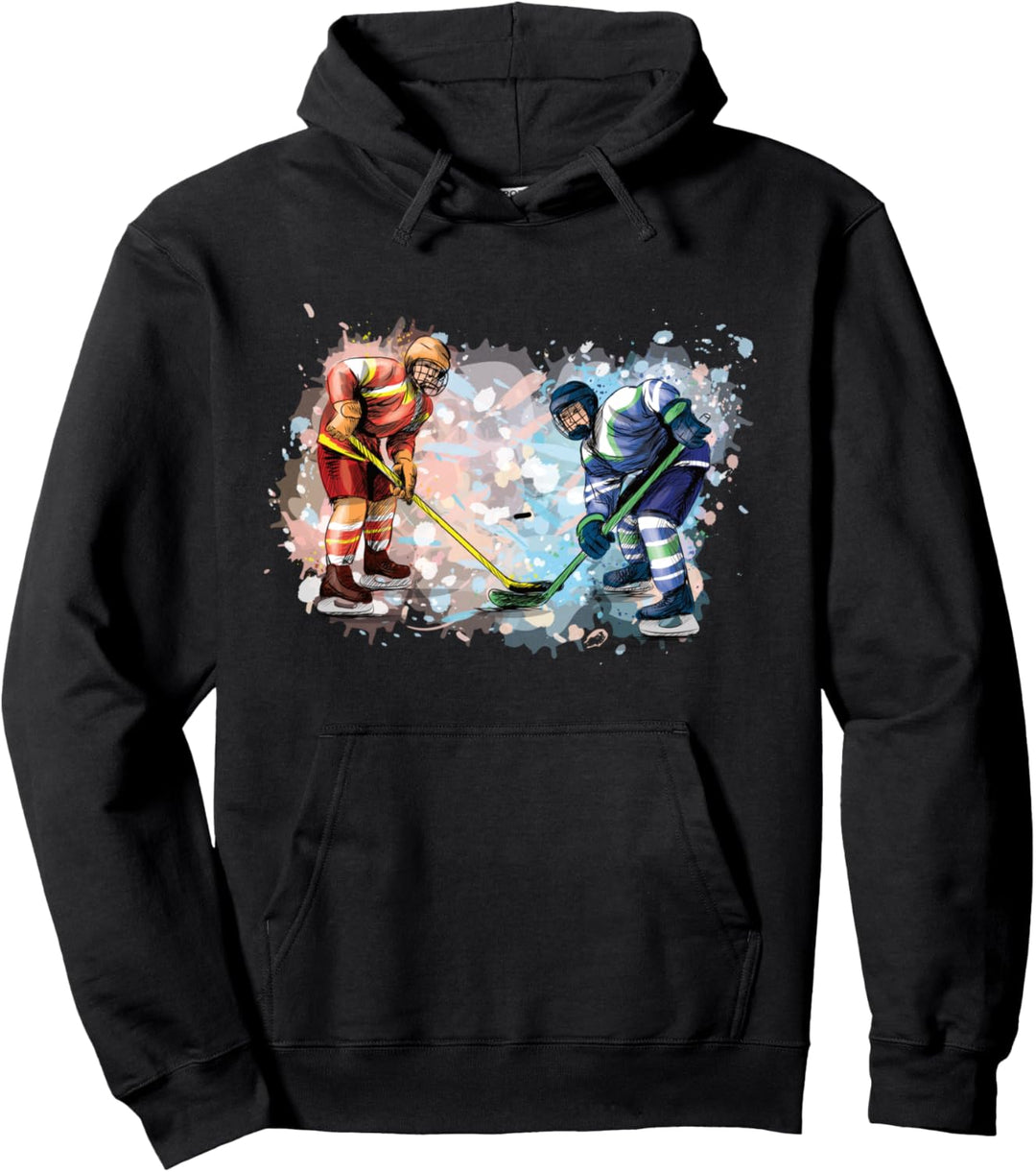 Eishockey Eishockeyspieler Wintersport Hockey Pullover Hoodie