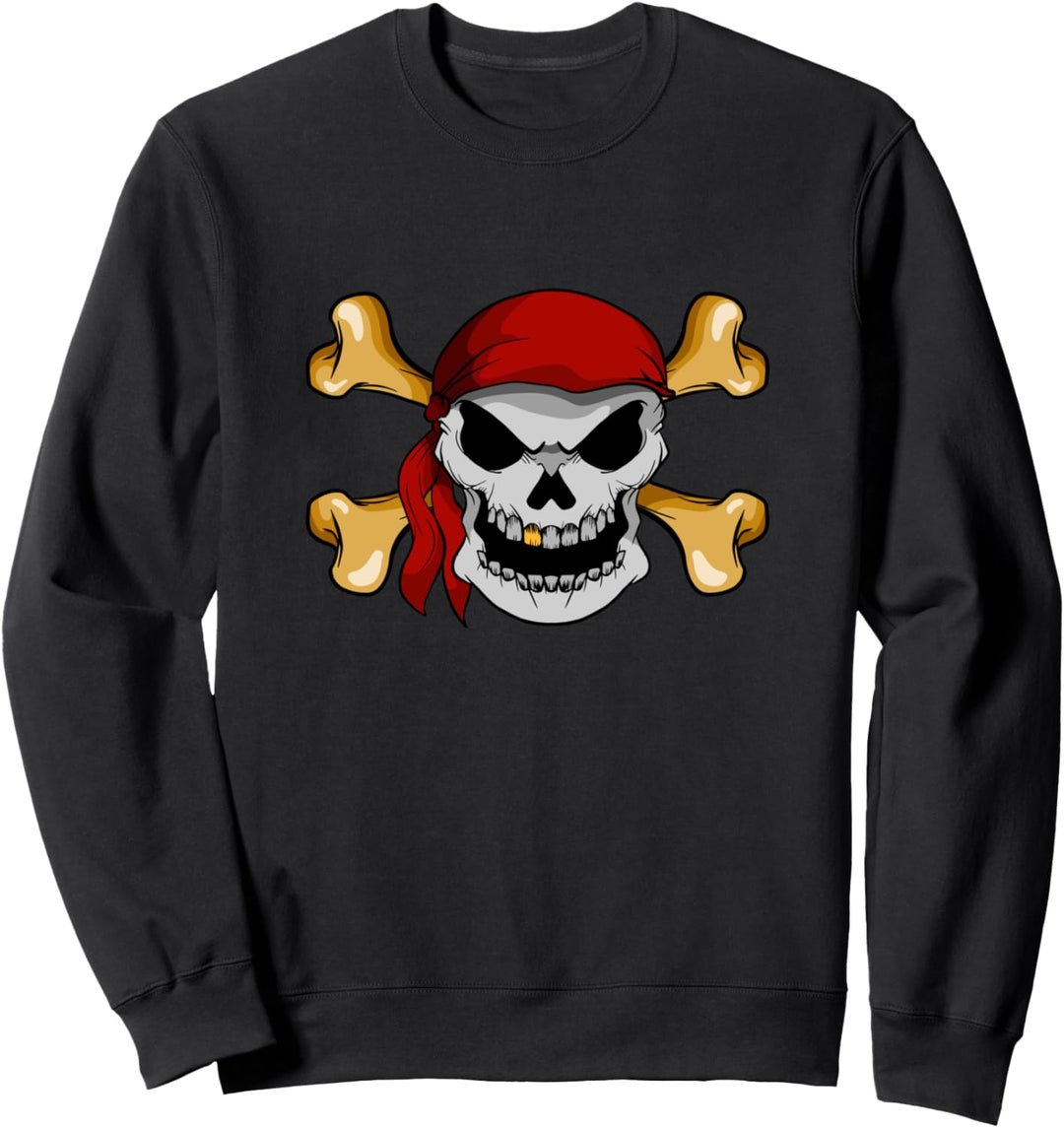 Piratenflagge I Totenkopf I Pirat Sweatshirt