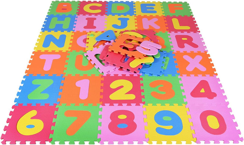 Knorrtoys 21004 - Puzzlematte 86-tlg. – Spielmatte Kinderspielteppich Spielteppich Schaumstoffmatte