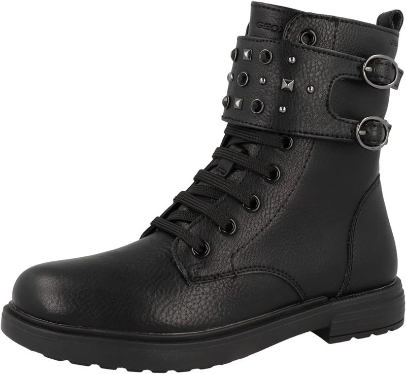 Geox Mädchen J Eclair Girl D Stiefeletten 28 EU Schwarz, 28 EU Schwarz