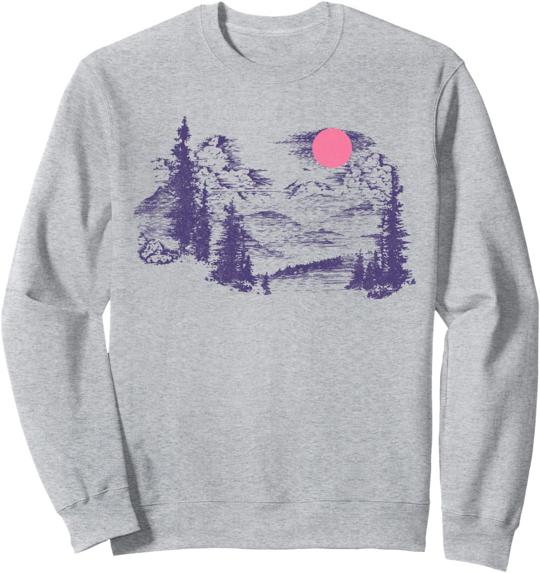 Trendy Mountains Landscape Sweatshirt
