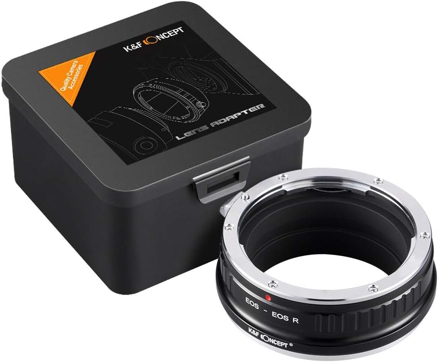K&F Concept EOS-EOS R Bajonettadapter Objektiv Ring für Canon EOS EF EF-S Objektiv auf Canon EOS R-M