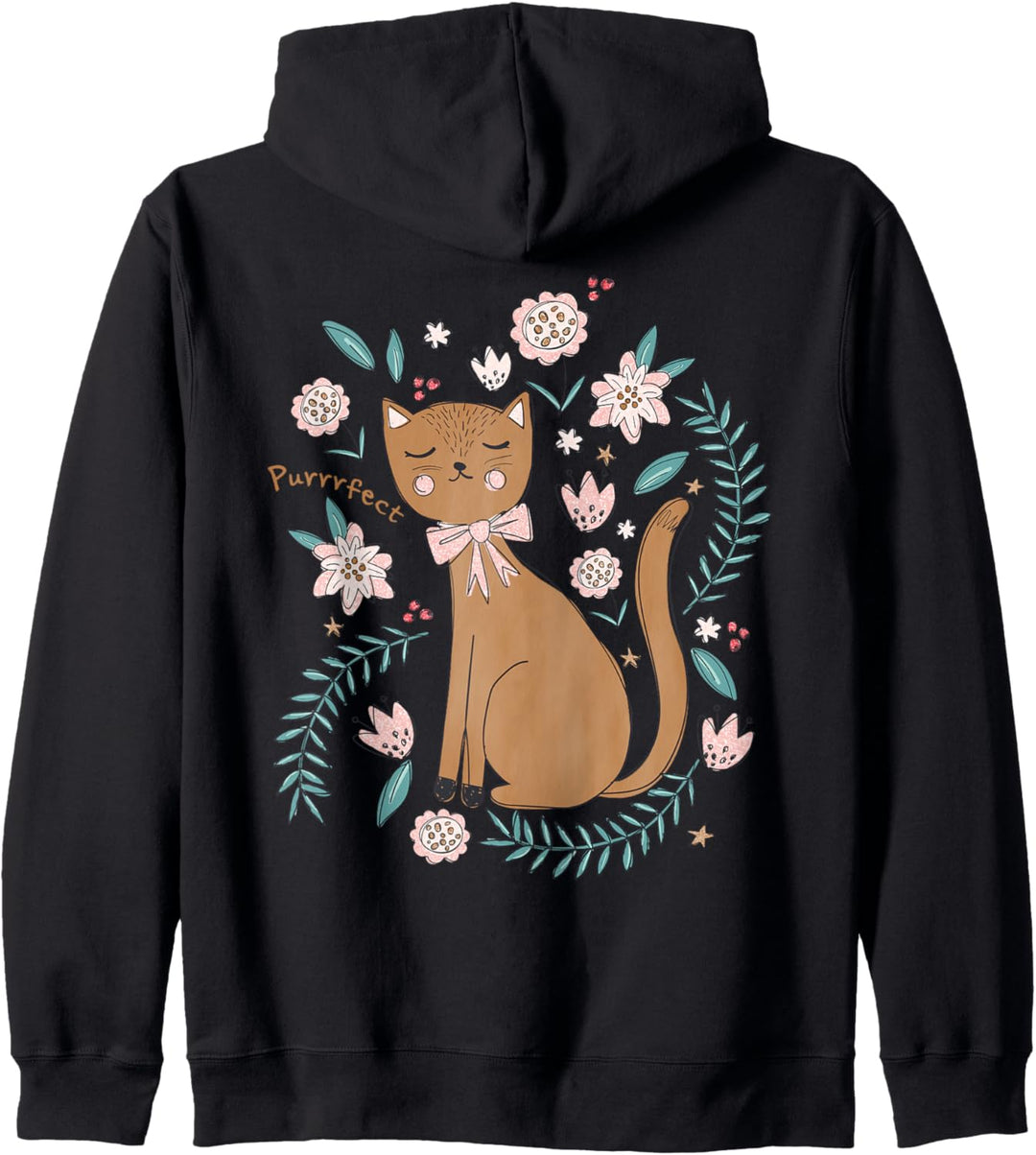 Schnurrende Süsse Kitty Katzen Katzen Mama Geburtstag Damen Kapuzenjacke