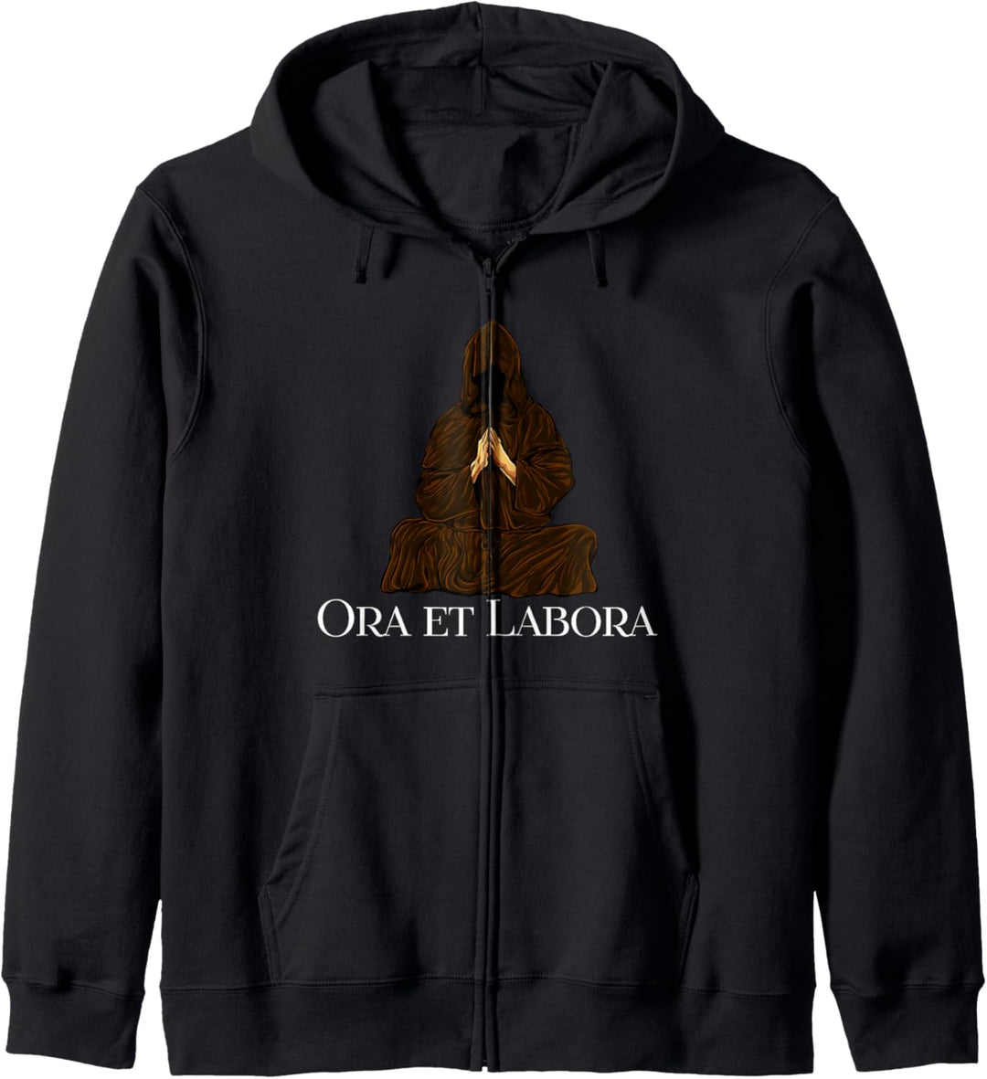 Betender Mönch - Ora et Labora Kapuzenjacke
