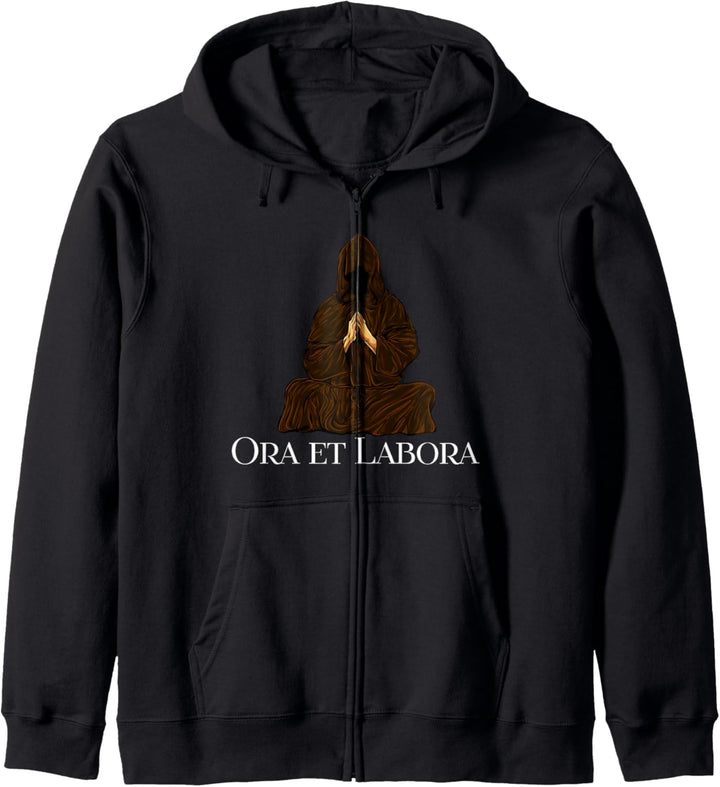 Betender Mönch - Ora et Labora Kapuzenjacke