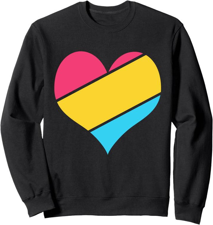 Pan Pride Liebe LGBTQ Gay Pride Pan Geschenk Pansexuell Sweatshirt