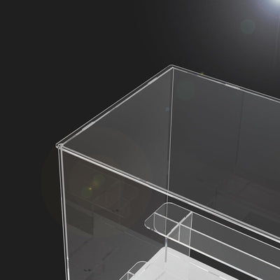 Nynelly Funko Pop Vitrine, 3 Ebenen, Acryl, transparent, Funko Pop Präsentationsbox, Anti-Schmutzvit