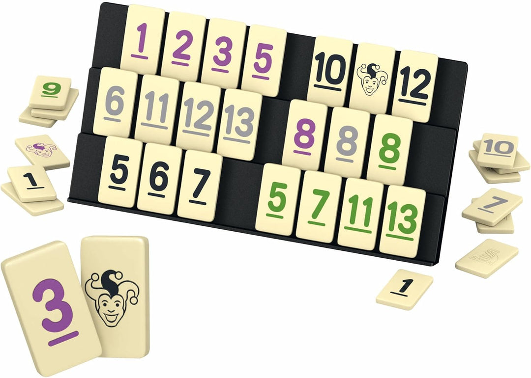 Schmidt Spiele 49282 - Classic Line MyRummy, Legespiel mit grossen Spielsteinen & 49085 Classic Line