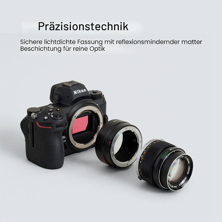 Urth Objektivadapter: Kompatibel mit Olympus OM Objektiv und Nikon Z Kameragehäuse, Olympus OM