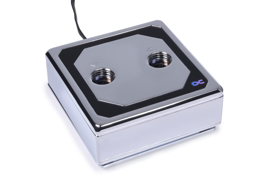 Alphacool 13083 Eisblock XPX Aurora Edge - Full Brass Chrome Digital RGB CPU Kühler Wasserkühlung
