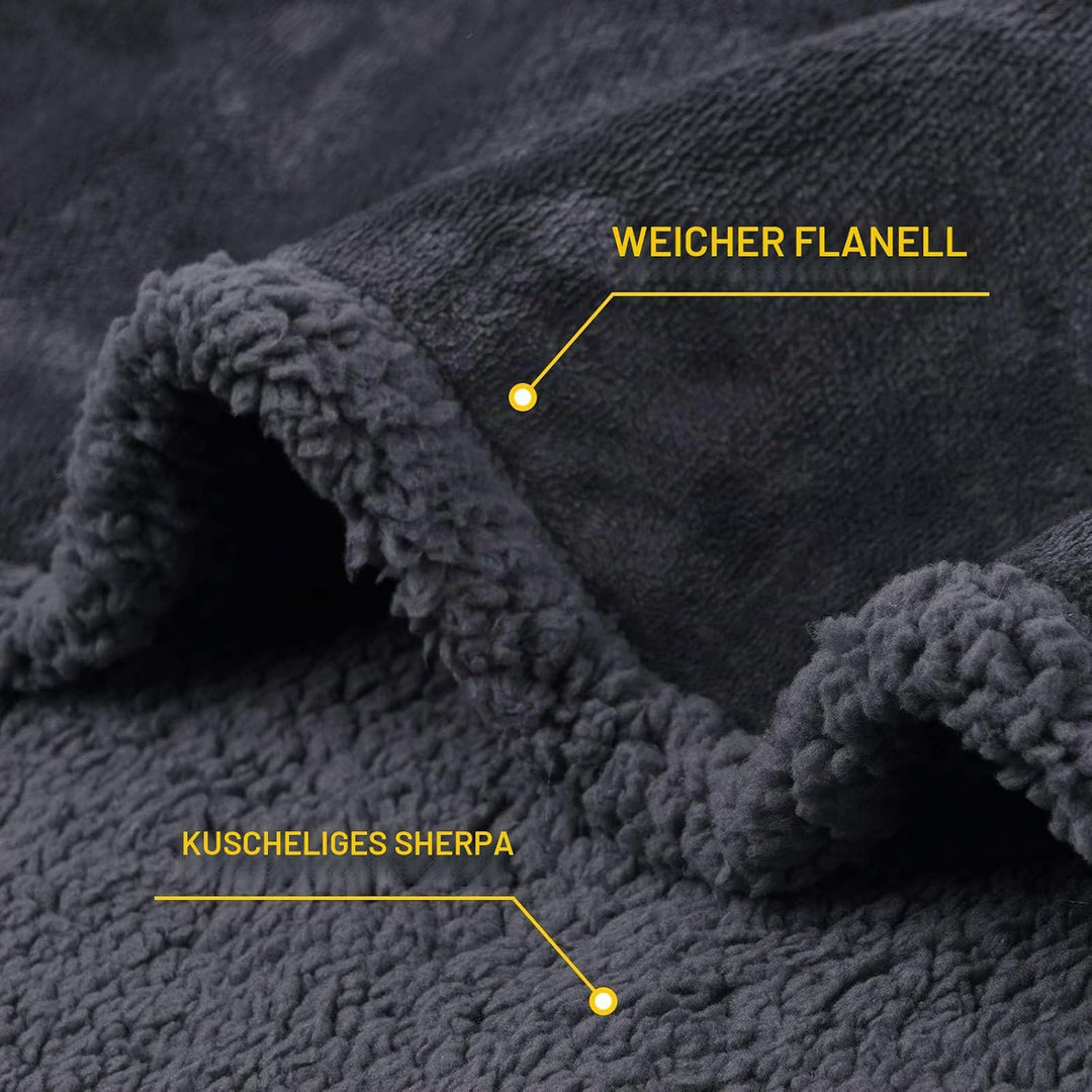 luciphia Wasserdicht Hundedecke Flaushig, Fleece Haustier Decke Waschbar | Schutzdecke für Sofa,Couc
