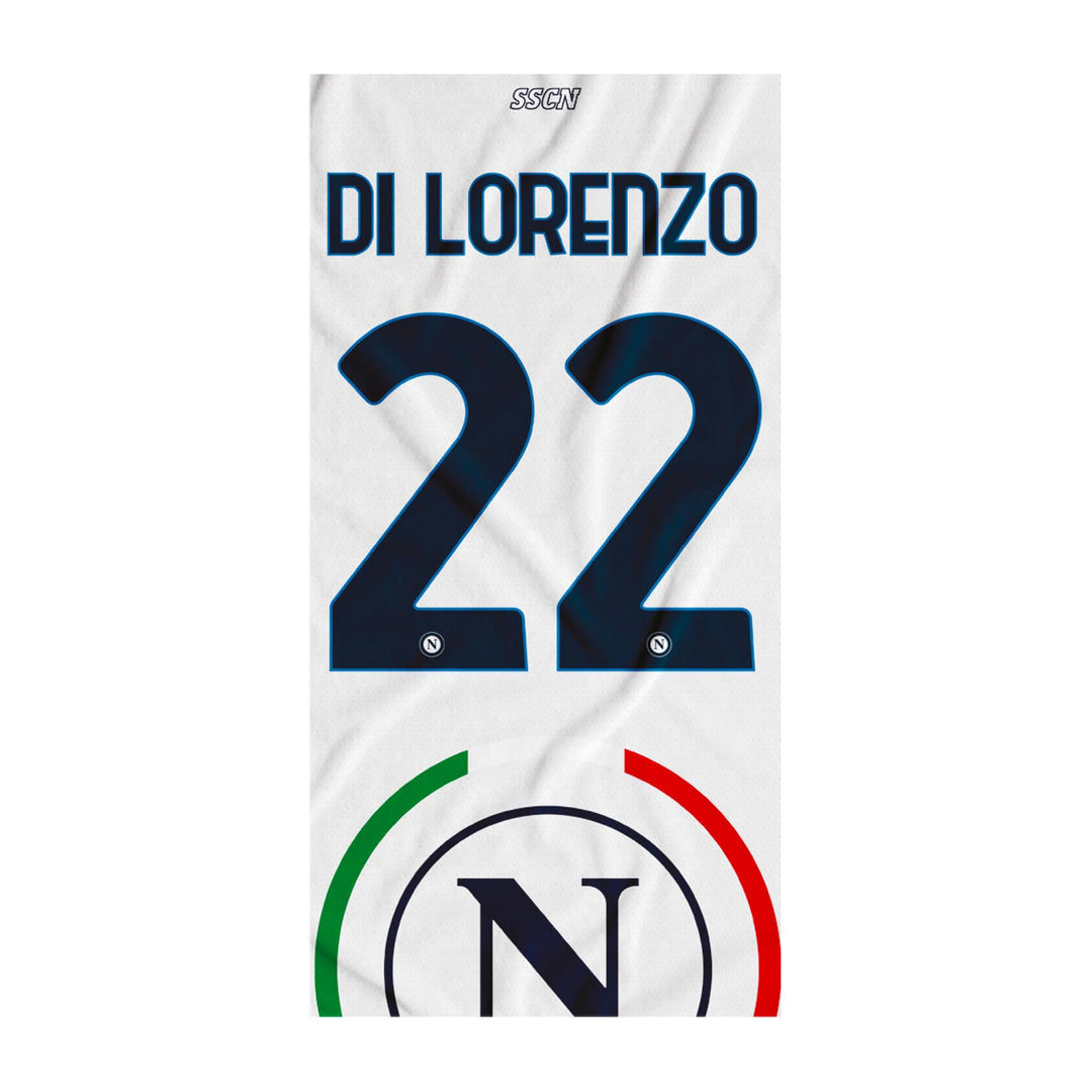 SSC Napoli Unisex – Erwachsene Strandtuch von Lorenzo, Weiss, TU