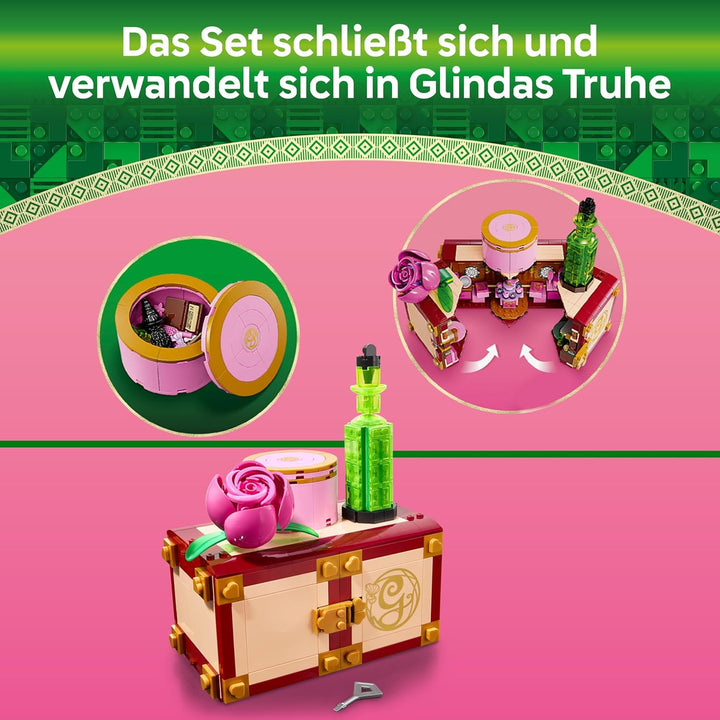 LEGO Wicked - Glindas & Elphabas Schlafsaal - Spielzeug mit 2 Minifiguren und Zubehör, darunter Zaub
