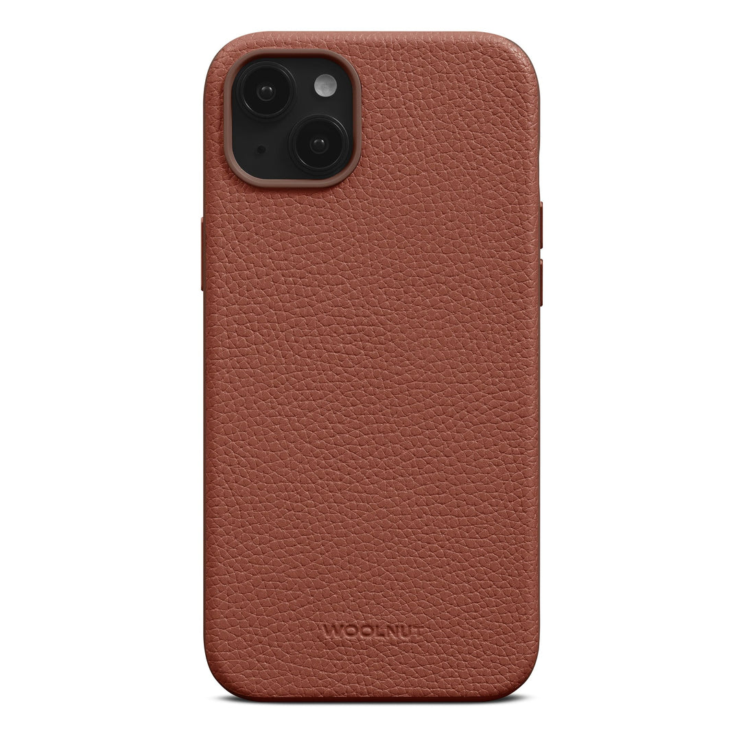 Woolnut Leder Hülle Case für iPhone 15 Plus - Cognac Braun iPhone 15 Plus Braun, iPhone 15 Plus Brau