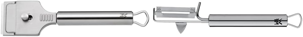 WMF Profi Plus Kochfeldschaber 19,5 x 5 cm & Profi Plus Kartoffelschäler Pendelklinge 19 cm, Pendels