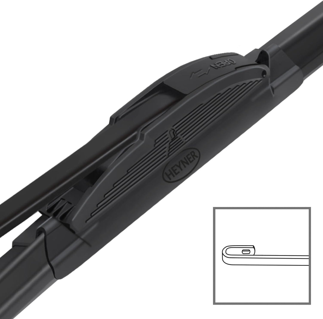 HEYNER® Scheibenwischer-Set HYBRID Kompatibel für Kia Carens (Bj. 13-20)