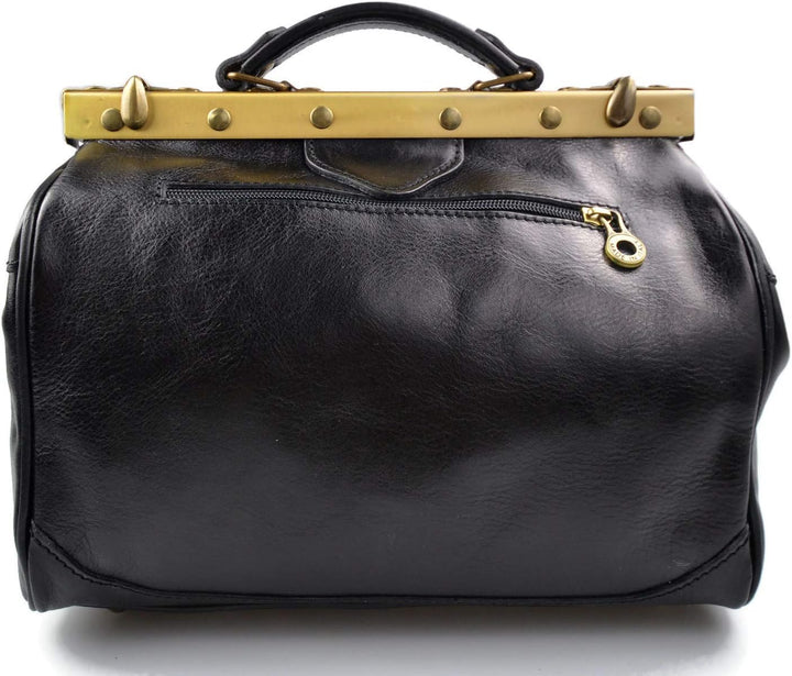 Damen leder doktor bag doctorbag handtasche shultertasche gürteltasche hüfttasche umhängetasche trag