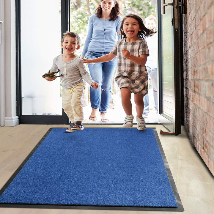 Floordirekt Schmutzfangmatte Monochrom | Fussmatte in 10 Grössen &amp; 8 Farben | Türmatte für innen &amp; a