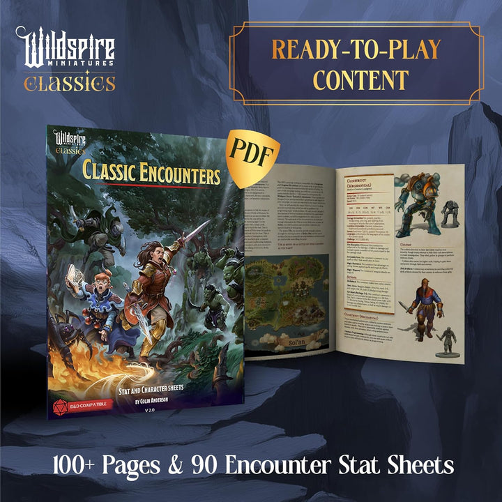 Horde Reinforcements Set - Monsters & Encounters for DND Miniatures Bulk Set 28mm Unpainted DND Mini