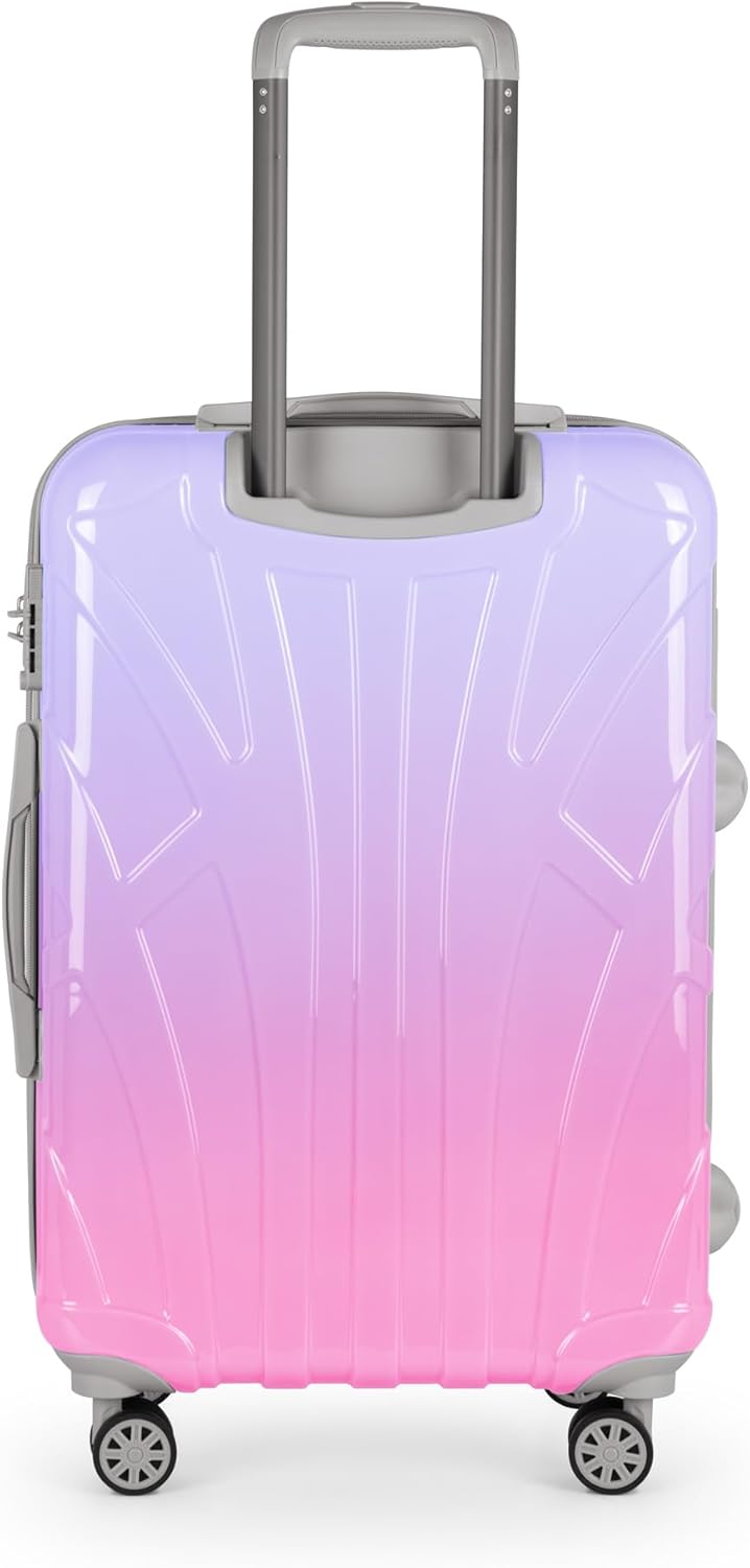 suitline - Hartschalen-Koffer Koffer Trolley Rollkoffer Reisekoffer, TSA, 66 cm, ca. 58 Liter, PC gl
