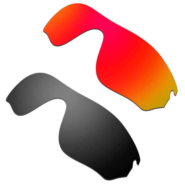 HKUCO Plus Mens Replacement Lenses For Oakley RadarLock Pitch - 2 pair