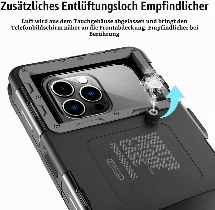 ZLIME wasserdichte Handyhülle 7.0 Zoll Unterwasser Wasserfeste Handy Wasserschutzhülle Handytasche,