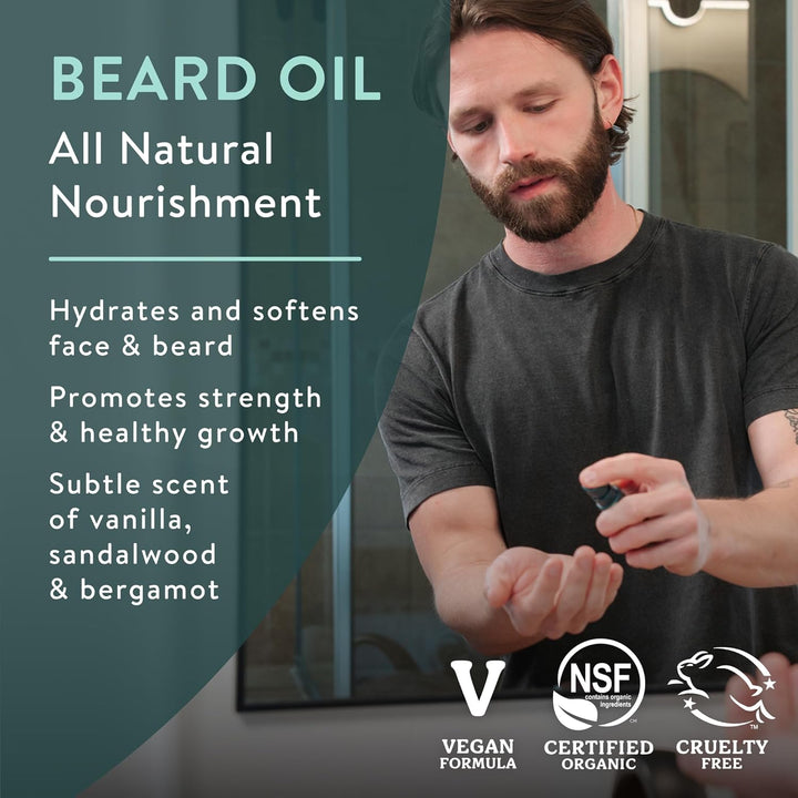Navigator Class Man Care Beard Conditioning Oil Badger 1 oz Bottle