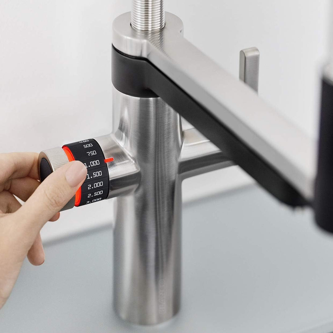 BLANCO drink.hot EVOL-S Pro PVD Steel | Multifunktionales Heisswassersystem | Veredeltes kochend hei