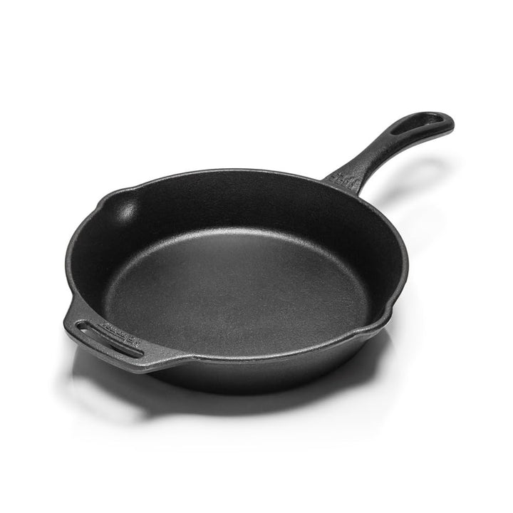 Petromax Feuerpfanne mit Stiel - Pfanne aus Gusseisen für alle Grill- und Herdarten, Gasflamme, Back