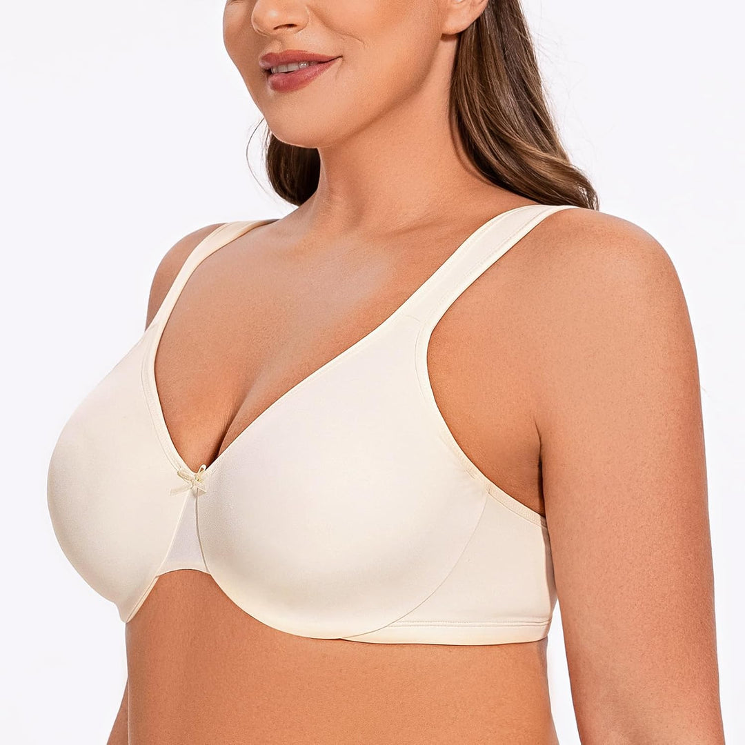 MELENECA Damen-Minimizer-BH in Übergrösse, vollständig bedeckend, nahtlos, nicht gepolstert 70C Gebr