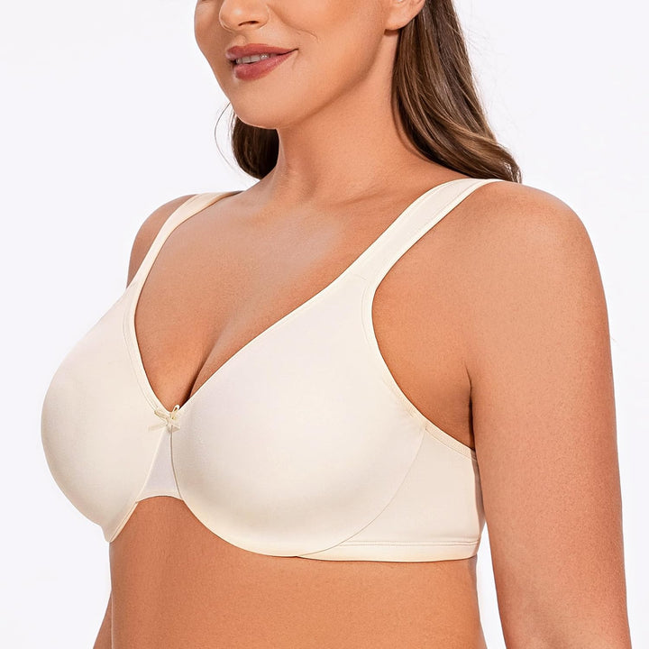 MELENECA Damen-Minimizer-BH in Übergrösse, vollständig bedeckend, nahtlos, nicht gepolstert 70C Gebr