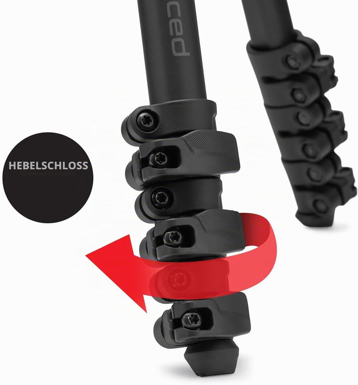 Manfrotto Befree Advanced AS, Camera Tripod, Lever Lock, Compatible with Arca-Swiss, Portable, Compa