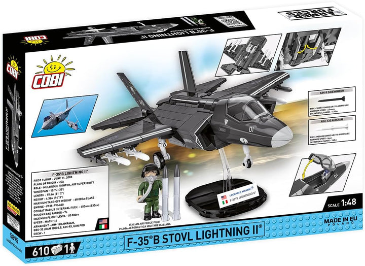 COBI.Bike F-35B STOVL Lightning II, Grau Metallisch