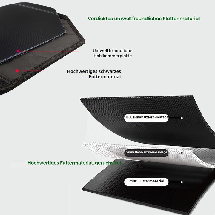 Kofferraumtasche, Kofferraum Organizer mit Deckel, Faltbare Auto Kofferraumtasche, Koffertasche, sta