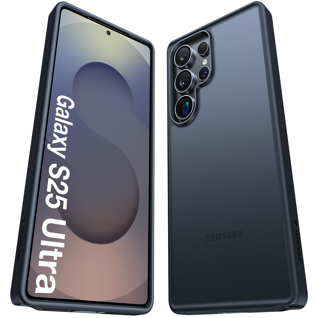 TORRAS für Samsung Galaxy S25 Ultra Hülle [TOP Militärschutz] mit 360°Airbags Stossfeste Handyhülle