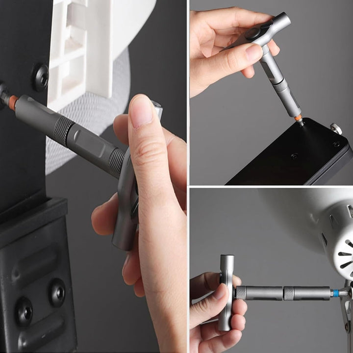 24 in 1 Magnetischer Schraubendreher Set, DIY Ratsche Mini Schraubendreher Set, Multi Bit Magnetantr
