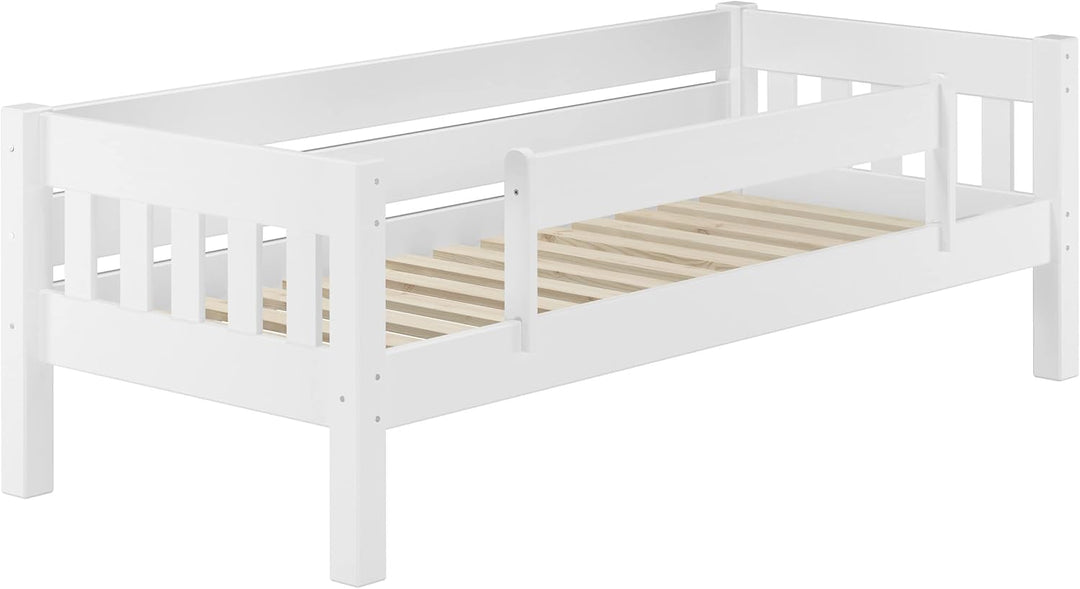 Erst-Holz Kindersicherung zum Aufstecken auf den Bettrahmen Massive Kiefer oder weiss V-60.Kisi-B25,